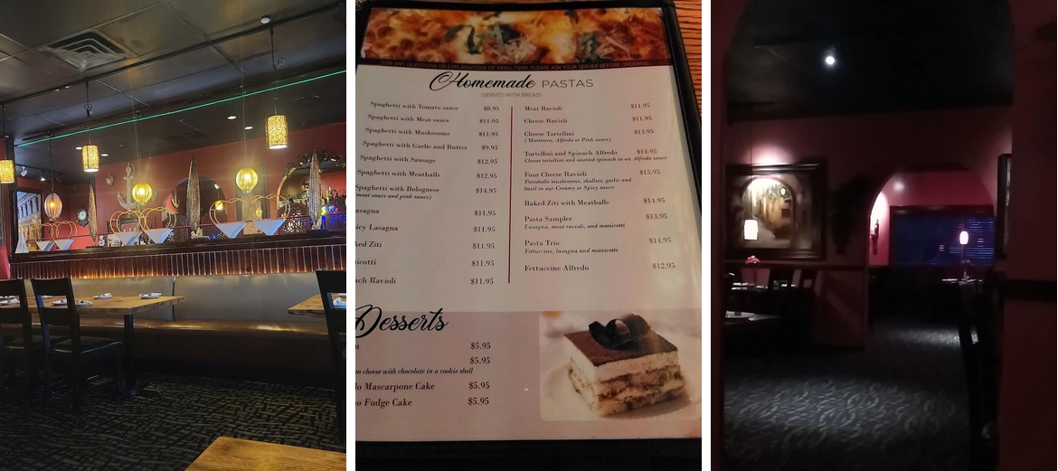 Joe's Italian Grill Menu