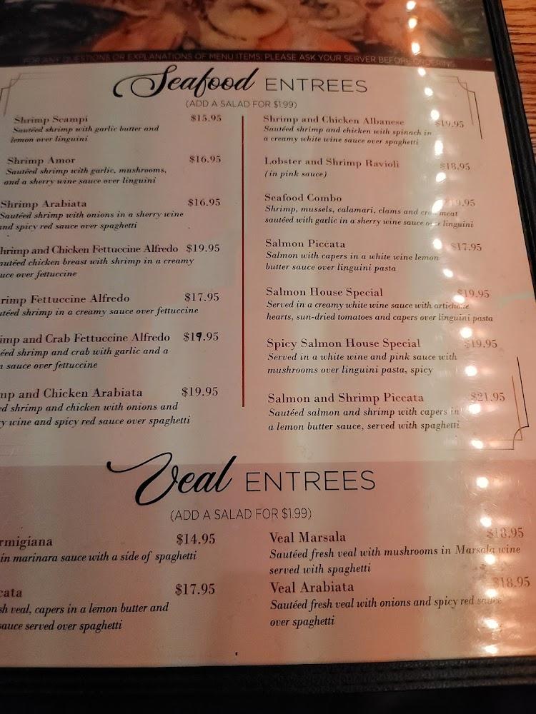 Joe's Italian Grill Menu image 2