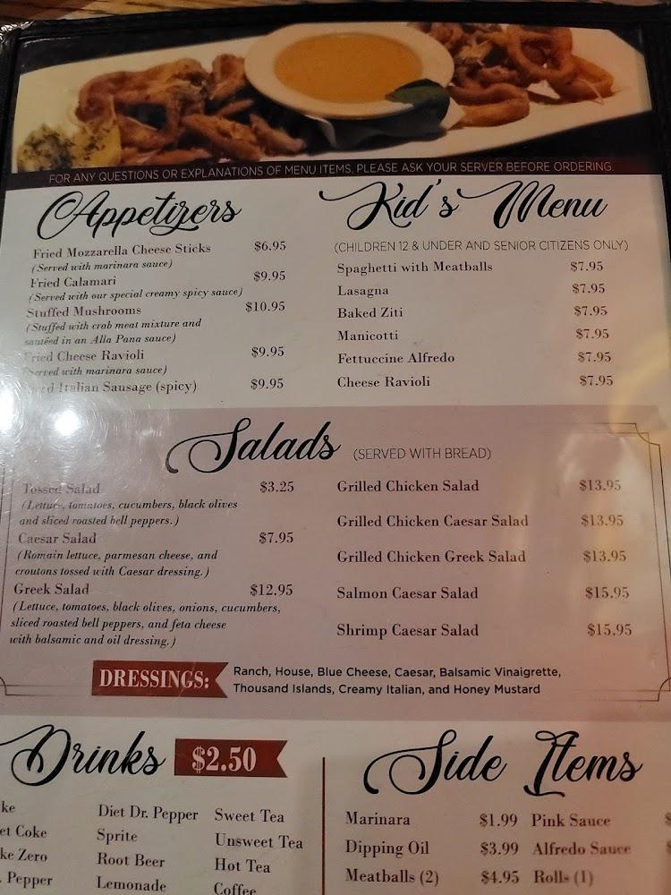 Joe's Italian Grill Menu image 4